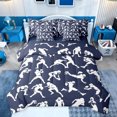 thumbnail image 1 of Castle Fairy Kids Teens Adults Football Gamer Bedding Comforter Set 7-Piece,Rugby Ball Game King Bedding Sets,Sport Theme Ultra Soft Bed Sheets,Super Cozy Room Decor,Reversible, 1 of 8