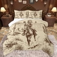 thumbnail image 1 of Castle Fairy Kids Teens Adults Vintage Cowboys Bedding Comforter Set 2pcs,Western Theme Vintage Aesthetic Twin Comforter Sets Microfiber,Desert Cactus Breathable Bedding Set,Luxury Bedroom Decor, 1 of 8