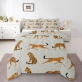thumbnail image 1 of Castle Fairy Kids Teens Animal Leopard Twin Comforter Sets,Jungle Wildlife Bedding Set, 1 of 8
