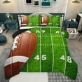 thumbnail image 1 of Castle Fairy 3-Piece Queen Size Comforter Set - Football Sport Gamer Print, 1 of 8