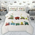 thumbnail image 1 of Castle Fairy Kids Teens Kawaii Dinosaur Elephant Bedding Comforter Set 2pcs,Cartoon Railway Train Twin Comforter Sets Microfiber,Steam Engine Railroad Breathable Bedding Set,Microfiber Bedroom Decor, 1 of 8