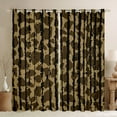 thumbnail image 1 of Castle Fairy Leopard Print Black Out Curtains for Female Men Women,Abstract Camouflage Camo Curtains Pack of 2 (42x63 Each),Retro Vintage Aesthetic Bedroom Curtains,Lightweight Room Decor, 1 of 6