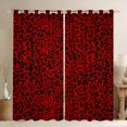 thumbnail image 1 of Castle Fairy Leopard Print Blackout Curtains Set of 2 (52x84 Each),Cheetah Window Curtains, 1 of 6