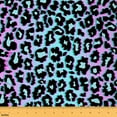 thumbnail image 1 of Castle Fairy Leopard Print Fabric by the Yard 1 Yard,Animal Print Home Decor Fabric by the Yard,Abstract Gradient Room Decor Fabric by the Yard,Ultra Soft Ombre Home Decor, 1 of 6