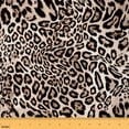 thumbnail image 1 of Castle Fairy Leopard Print Fabric by the Yard 2 Yard,Black Brown Sewing Fabric,Jungle Animal Home Decor Fabric by the Yard,Microfiber Teens Bedroom Decor, 1 of 6