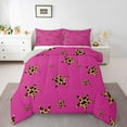 thumbnail image 1 of Castle Fairy Leopard Print Stars Print Full Size Comforter Sets,Old Fashion Bedding Sets, 1 of 8