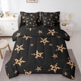 thumbnail image 1 of Castle Fairy Leopard Print Stars Print Twin Bedding Sets,Old Fashion Bedding Comforter Set, 1 of 8