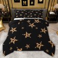 thumbnail image 1 of Castle Fairy Leopard Print Stars Print Twin Comforter Sets,Old Fashion Bedding Set, 1 of 8