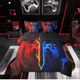 thumbnail image 1 of Castle Fairy Lightsaber Gamepads Boy 7-Piece Twin Bedding Sets,Video Game Bedding Comforter Set,Abstract Gradient Breathable Sheet Sets,Luxury Bedroom Decor, 1 of 8