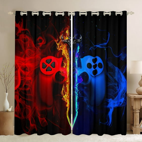 Castle Fairy 2-Pack 42x63 Curtains - Lightsaber Gamepads Video Game