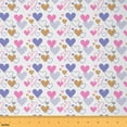 thumbnail image 1 of Castle Fairy Love Heart Print Fabric by the Yard 10 Yards for Teenager,Polka Dots Room Decor Fabric by the Yard,Valentine's Day Fabric for Sewing,Luxury Bedroom Decor, 1 of 6