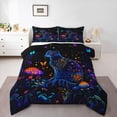 thumbnail image 1 of Castle Fairy Magic Mushroom Queen Comforter Set,Animal Cat Butterfly Bedding Comforter Set, 1 of 8