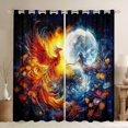 thumbnail image 1 of Castle Fairy Magical Bird Blackout Curtains Set of 2 (52x84 Each) for Teens Girls,Chic Floral Flowers Window Curtains,Dreamy Princess Curtains and Drapes,Lightweight Room Decor, 1 of 6