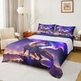 thumbnail image 1 of Castle Fairy Magical Dragon 3pcs Twin Sheet Sets,Galaxy Universe Twin Fitted Sheet,Abstract Animal Breathable Flat Sheet,Super Cozy Gradient Room Decor, 1 of 7