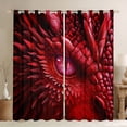 thumbnail image 1 of Castle Fairy Magical Dragon Curtains Pack of 2 (42x84 Each),Animal Curtains Blackout, 1 of 6
