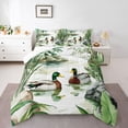thumbnail image 1 of Castle Fairy Mallard Duck Queen Comforter Set,Watercolor Animal Bedding Comforter Set, 1 of 8