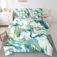 thumbnail image 1 of Castle Fairy Marble Watercolor 7-Piece Twin Bedding Sets for Teens Women Men,Abstract Marbling Bedding Comforter Set,Stone Pattern Breathable Sheet Sets,Lightweight Room Decor, 1 of 8