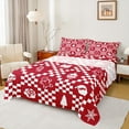 thumbnail image 1 of Castle Fairy Merry Christmas Girl 4pcs Bed Sheets,Geometric Plaid King Sheets,Santa Claus Super Cozy Sheet Set,Luxury Bedroom Decor, 1 of 7