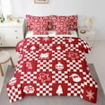 thumbnail image 1 of Castle Fairy Merry Christmas Girl 7-Piece Twin Bedding Sets,Geometric Plaid Bedding Comforter Set,Santa Claus Breathable Sheet Sets,Luxury Bedroom Decor, 1 of 8