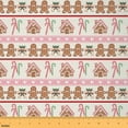 thumbnail image 1 of Castle Fairy Merry Christmas Girl Fabric by the Yard 10 Yards,Gingerbread Man Room Decor Fabric by the Yard,Candy Canes Fabric for Sewing,Lightweight Room Decor, 1 of 6