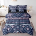 thumbnail image 1 of Castle Fairy Minimalist Aztec Bedding Comforter Set,Bohemian Tribal King Bedding Sets, 1 of 8