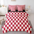 thumbnail image 1 of Castle Fairy Minimalist Buffalo Twin Bedding Sets 7-Piece for Female Men Adults,Geometric Plaid Grid Bedding Comforter Set Microfiber,Mid Century Breathable Sheet Sets,Super Cozy Room Decor, 1 of 8