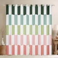 thumbnail image 1 of Castle Fairy Minimalist Rectangle Curtains Pack of 2 (42x84 Each) for Teens,Plaid Lattice Curtains Blackout,Geometric Theme Bedroom Curtains,Ultra Soft Home Decor, 1 of 6