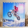 thumbnail image 1 of Castle Fairy Motorcycle Motocross Curtains Pack of 2 (42x84 Each) for Female Men,Dirt Bike Curtains Blackout,Extreme Sport Bedroom Curtains,Luxury Bedroom Decor, 1 of 6