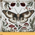 thumbnail image 1 of Castle Fairy Mushroom Moth Fabric by the Yard 3 Yards,Gothic Style Sewing Fabric,Chic Flower Fabric for Sewing,Super Cozy Room Decor, 1 of 6