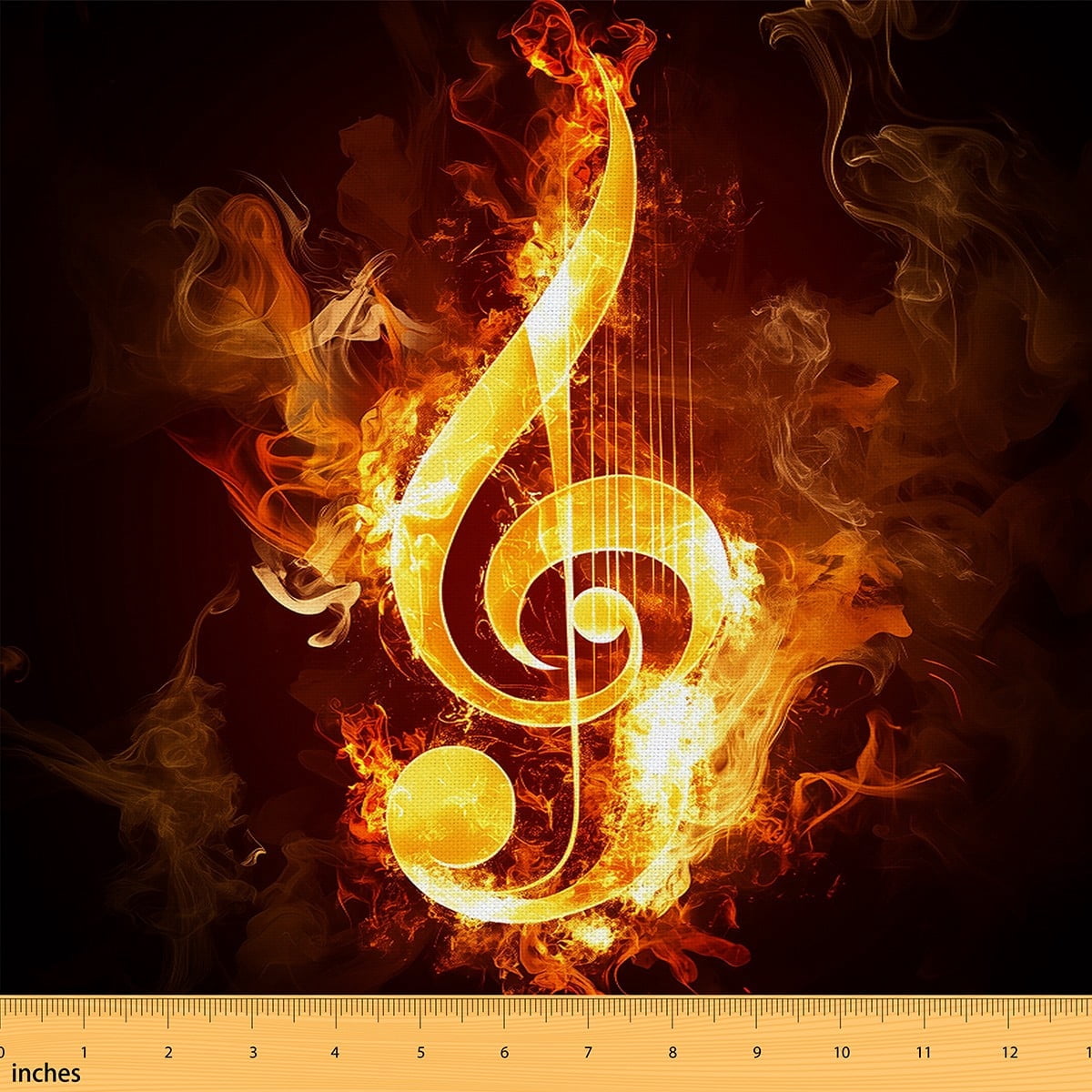 Castle Fairy 3yd Musical Notes Sewing Fabric