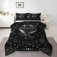 thumbnail image 1 of Castle Fairy Ocean Animal Whale Full Size Comforter Sets 3-Piece for Female Men Women,Universe Galaxy Stars Bedding Comforter Set,Bohemian Theme Lightweight Bedding Sets,Ultra Soft Home Decor, 1 of 8