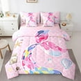 thumbnail image 1 of Castle Fairy Ocean Mermaid Twin Bedding Sets,Sea Princess Bedding Comforter Set, 1 of 8