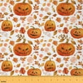 thumbnail image 1 of Castle Fairy Orange Pumpkin Fabric by the Yard 3 Yards,Tree Leaves Sewing Fabric,Festival Halloween Fabric for Sewing,Microfiber Bedroom Decor, 1 of 6
