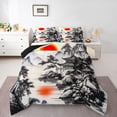 thumbnail image 1 of Castle Fairy Oriental Ukiyoe Full Size Comforter Sets,Japanese Style Bedding Sets, 1 of 8