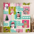 thumbnail image 1 of Castle Fairy Penguin Bear Black Out Curtains for Kids,Merry Christmas Curtains Pack of 2 (42x63 Each),Cartoon Animal Bedroom Curtains,Microfiber Bedroom Decor, 1 of 6