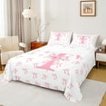 thumbnail image 1 of Castle Fairy Personalized Initial 4-Piece Full Size Sheets for Kids,Bow Alphabet Bed Sheets,Dreamy Princess Lightweight Sheet Sets,Lightweight Room Decor, 1 of 7
