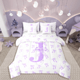 thumbnail image 1 of Castle Fairy Personalized Initial 7 Pieces Bedding Comforter Set for Kids,Bow Alphabet Full Bedding Set Lightweight,Dreamy Princess Fitted Sheet Flat Sheet,Lightweight Room Decor, 1 of 8
