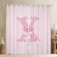 thumbnail image 1 of Castle Fairy Personalized Initial Curtains Pack of 2 (42x84 Each) for Children,Bow Alphabet Curtains Blackout,Bling Glitter Bedroom Curtains,Luxury Bedroom Decor, 1 of 6
