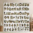 thumbnail image 1 of Castle Fairy Personalized Initial Letter Boy Girl Blackout Curtains Set of 2 (52x84 Each),Abstract Camouflage Window Curtains,Alphabet Number Curtains and Drapes,Breathable Home Decor, 1 of 6