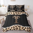 thumbnail image 1 of Castle Fairy Personalized Initial T Bedding Comforter Set,Bling Crystal King Bedding Sets, 1 of 8