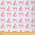 thumbnail image 1 of Castle Fairy Pink Bow Fabric by the Yard 1 Yard for Teenagers,Christmas Tree Home Decor Fabric by the Yard,Festival Xmas Room Decor Fabric by the Yard,Lightweight Room Decor, 1 of 6