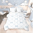 thumbnail image 1 of Castle Fairy Pink Bowknot Girl 7-Piece Bedding Comforter Set,Dreamy Princess King Bedding Sets,Geometric Lattice Ultra Soft Bed Sheets,Luxury Bedroom Decor, 1 of 8