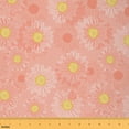 thumbnail image 1 of Castle Fairy Pink Daisy Fabric by the Yard 1 Yard,Chic Flower Home Decor Fabric by the Yard,Spring Graden Room Decor Fabric by the Yard,Microfiber Bedroom Decor, 1 of 6