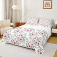 thumbnail image 1 of Castle Fairy 4-Piece King Sheet Set: Pink Flower Girl Spring Garden Botanical Plants Luxury, 1 of 7