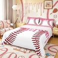 thumbnail image 1 of Castle Fairy Pink Ice Cream Drip Queen Sheets 4 Pieces, Sport Baseball Queen Sheet Sets, Pink Purple White,1 Fitted Sheet, 1 Flat Sheet and 2 Pillowcases, 1 of 6
