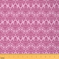 thumbnail image 1 of Castle Fairy Pink Jaquard Damask Fabric by the Yard 10 Yards, Vintage Bohemian Room Decor Fabric by the Yard, Baroque Hippie Floral Fabric for Sewing, Breathable Home Decor, 1 of 6