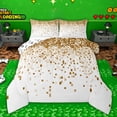 thumbnail image 1 of Castle Fairy Pixelated Miners Queen Comforter Set,Futuristic Cubes Bedding Comforter Set, 1 of 8