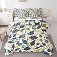 thumbnail image 1 of Castle Fairy Plants Leaves Twin Bedding Sets,Flower Butterfly Bedding Comforter Set, 1 of 8