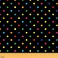 thumbnail image 1 of Castle Fairy Polka Dots Fabric by the Yard 1 Yard,Gradient Geometric Home Decor Fabric by the Yard,Colorful Circle Room Decor Fabric by the Yard,Ultra Soft Abstract Home Decor, 1 of 6