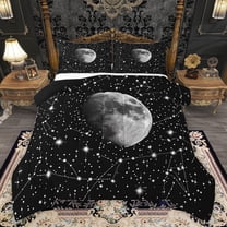Castle Fairy Psychedelic Constellations Bedding Comforter Set 2pcs for Female Men Women,Universe Galaxy Mooon Twin Comforter Sets Microfiber,Starry Sky Breathable Bedding Set,Ultra Soft Home Decor